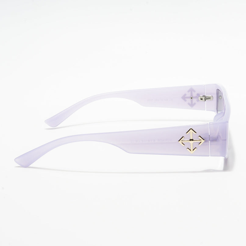 Crasher | Purple Rectangle Sunglasses - MG3874