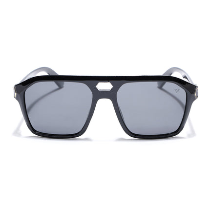 Ridge | Shine Black Wayfarer Polarized Sunglasses - PMG4346