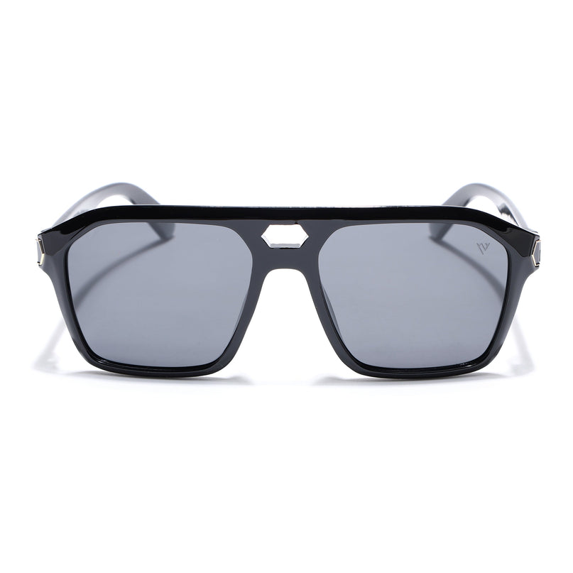 Ridge | Shine Black Wayfarer Polarized Sunglasses - PMG4346