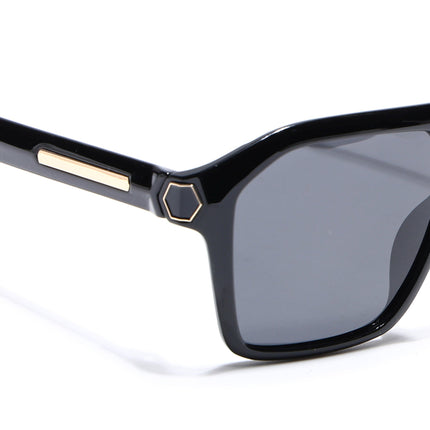 Ridge | Shine Black Wayfarer Polarized Sunglasses - PMG4346