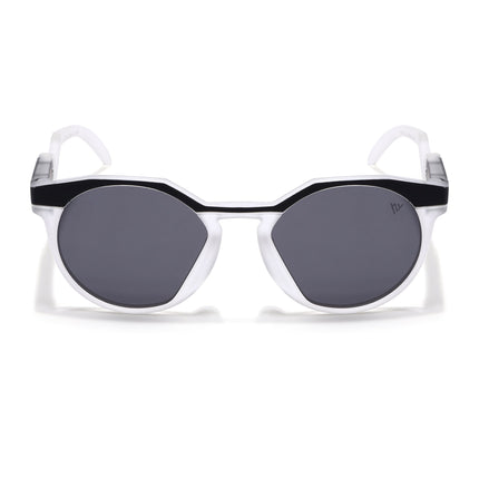 Radar | Matt Black & Transparent Polarized Sunglasses | Black Lens - PMG6564