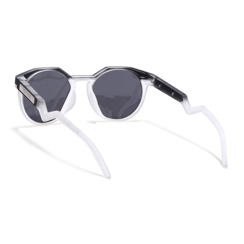 Radar | Matt Black & Transparent Polarized Sunglasses | Black Lens - PMG6564