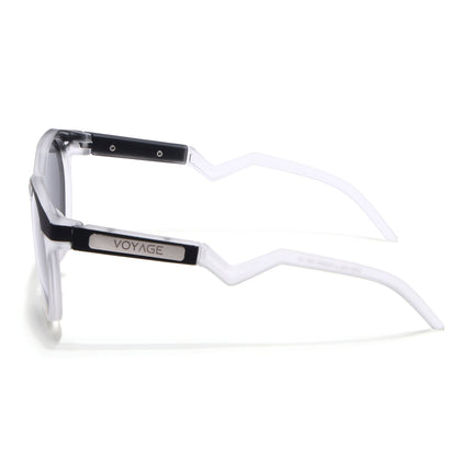 Radar | Matt Black & Transparent Polarized Sunglasses | Black Lens - PMG6564