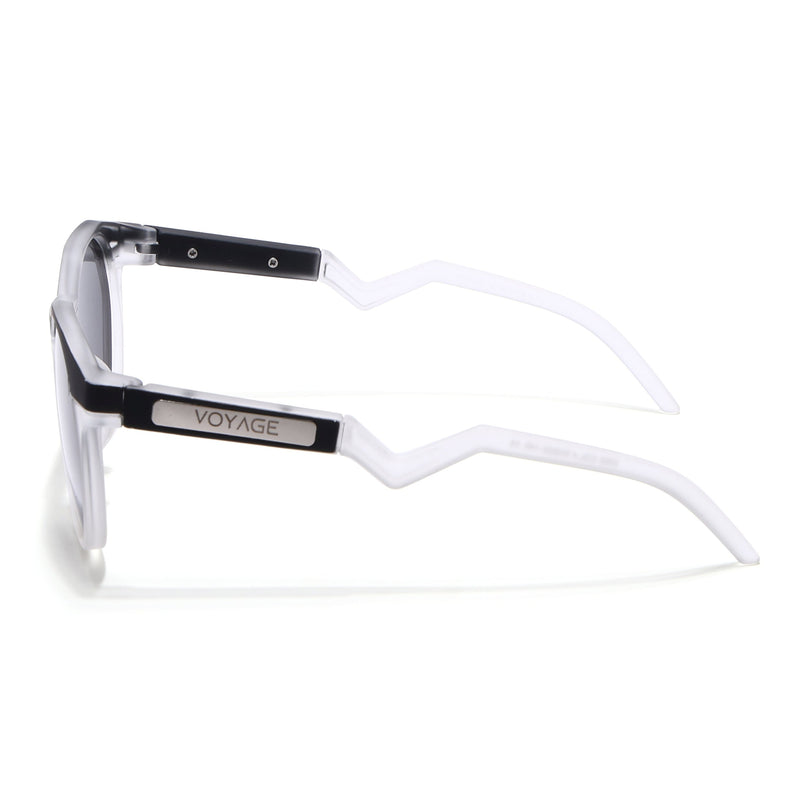 Radar | Matt Black & Transparent Polarized Sunglasses | Black Lens - PMG6564