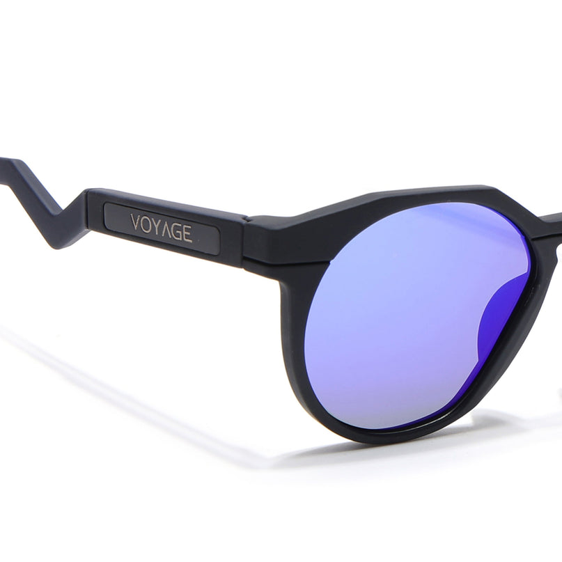 Radar | Black Polarized Sunglasses | Blue Lens - PMG6567