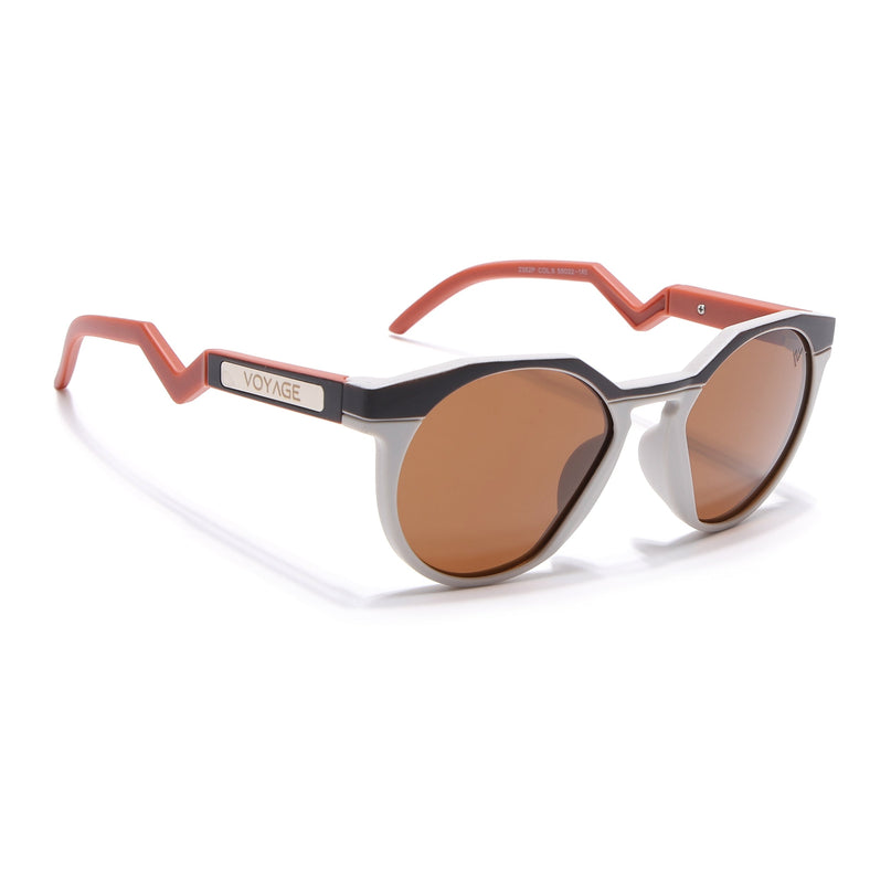 Radar | Brown & Cream Polarized Sunglasses | Brown Lens - PMG6568