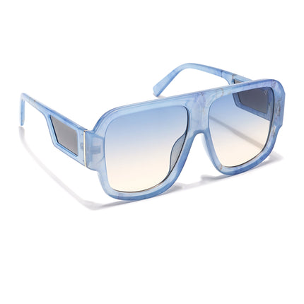 Wayfarer Blue & Brown Sunglasses - MG4103