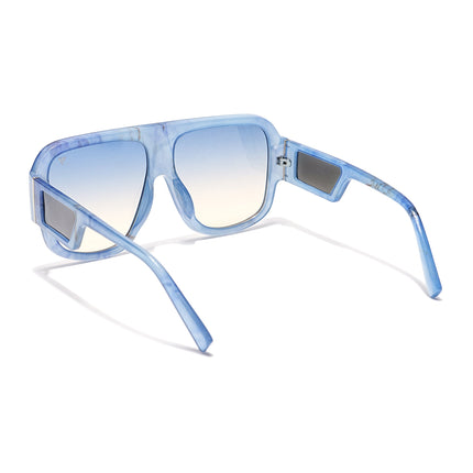 Wayfarer Blue & Brown Sunglasses - MG4103