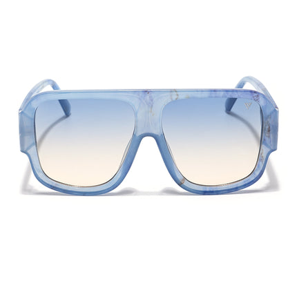 Wayfarer Blue & Brown Sunglasses - MG4103