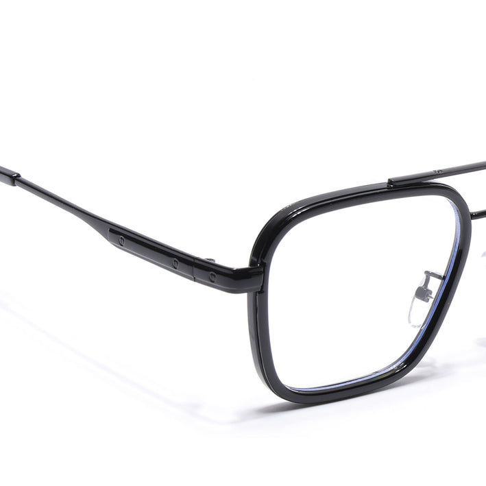 Voyage Maverick Black Wayfarer Eyeglasses for Men & Women - MG5080-C2