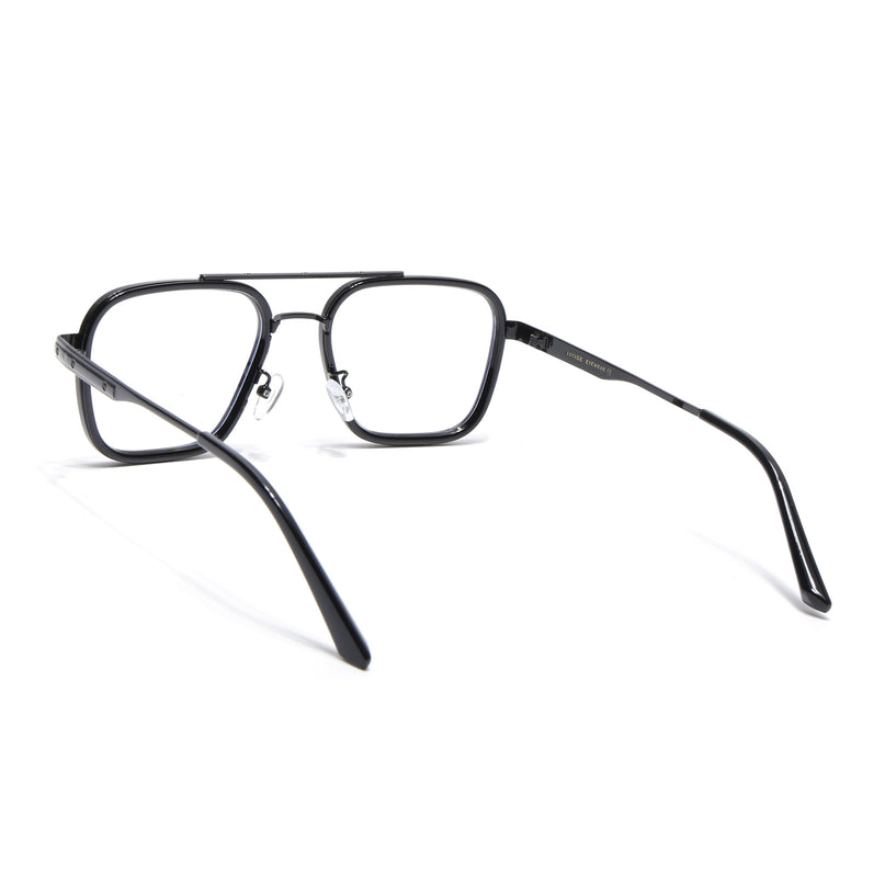 Voyage Maverick Black Wayfarer Eyeglasses for Men & Women - MG5080-C2