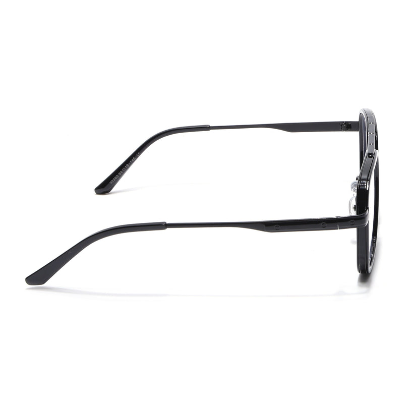 Voyage Maverick Black Wayfarer Eyeglasses for Men & Women - MG5080-C2