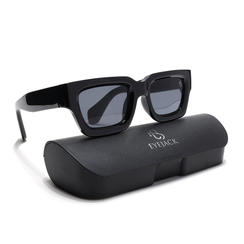 FUNK - Black Rectangle Sunglasses (2387CL966)