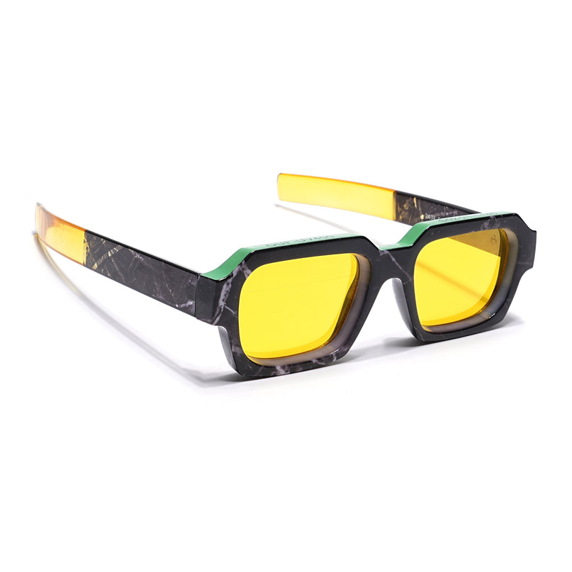 ONYX - Yellow & Black Square Sunglasses I 2434CL891