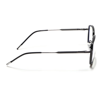 Eyejack Black & Grey Square Eyeglasses for Men & Women (2501FCL1538-C1)