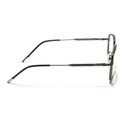 Eyejack Green & Grey Square Eyeglasses for Men & Women (2501FCL1543-C6)