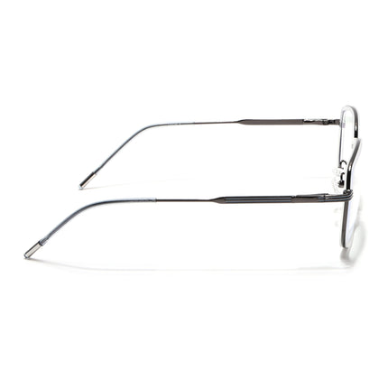 Eyejack Transparent & Grey Square Eyeglasses for Men & Women (2501FCL1546-C9)