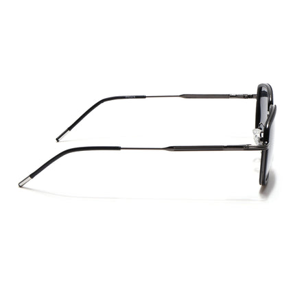 Eyejack Black & Grey Square Polarized Sunglasses for Men & Women (2501PCL1461)