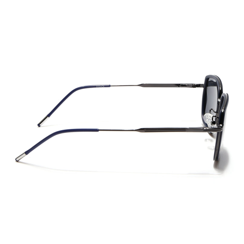 Eyejack Blue & Grey Square Polarized Sunglasses for Men & Women (2501PCL1462)