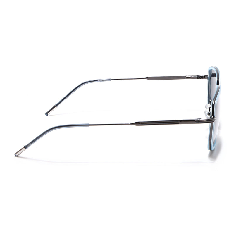 Eyejack Sky Blue & Grey Square Polarized Sunglasses for Men & Women (2501PCL1464)
