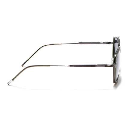 Eyejack Green & Grey Square Polarized Sunglasses for Men & Women (2501PCL1466)