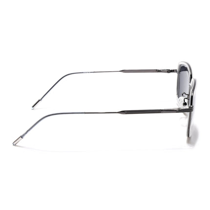 Eyejack Transparent & Grey Square Polarized Sunglasses for Men & Women (2501PCL1469)