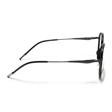Eyejack Black & Grey Round Eyeglasses for Men & Women (2502FCL1547-C1)