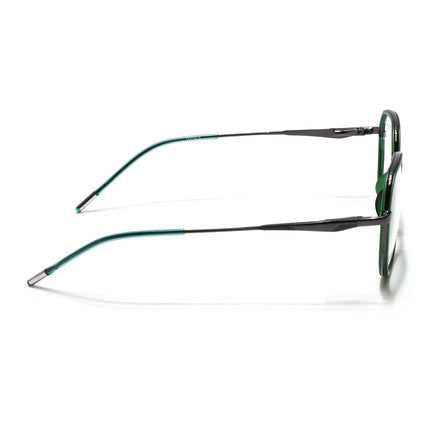 Eyejack Olive & Grey Round Eyeglasses for Men & Women (2502FCL1554-C8)