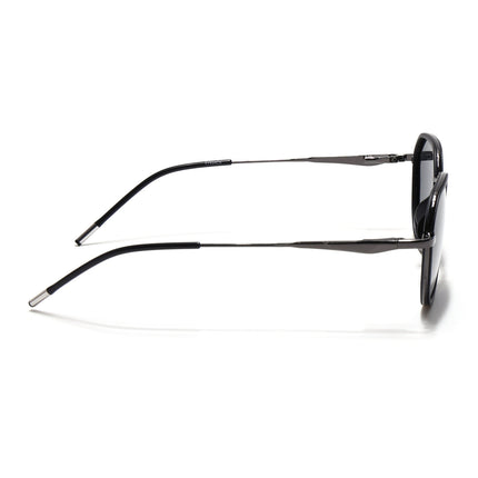 Eyejack Black & Grey Round Polarized Sunglasses for Men & Women (2502PCL1470)