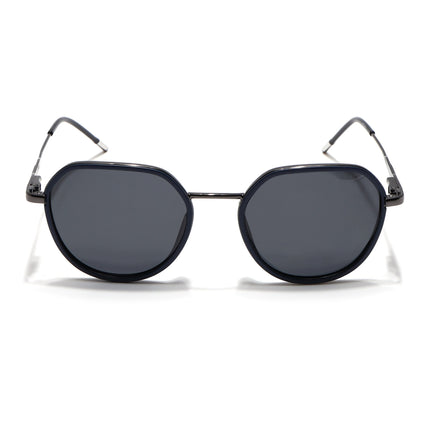 Eyejack Blue & Grey Round Polarized Sunglasses for Men & Women (2502PCL1471)