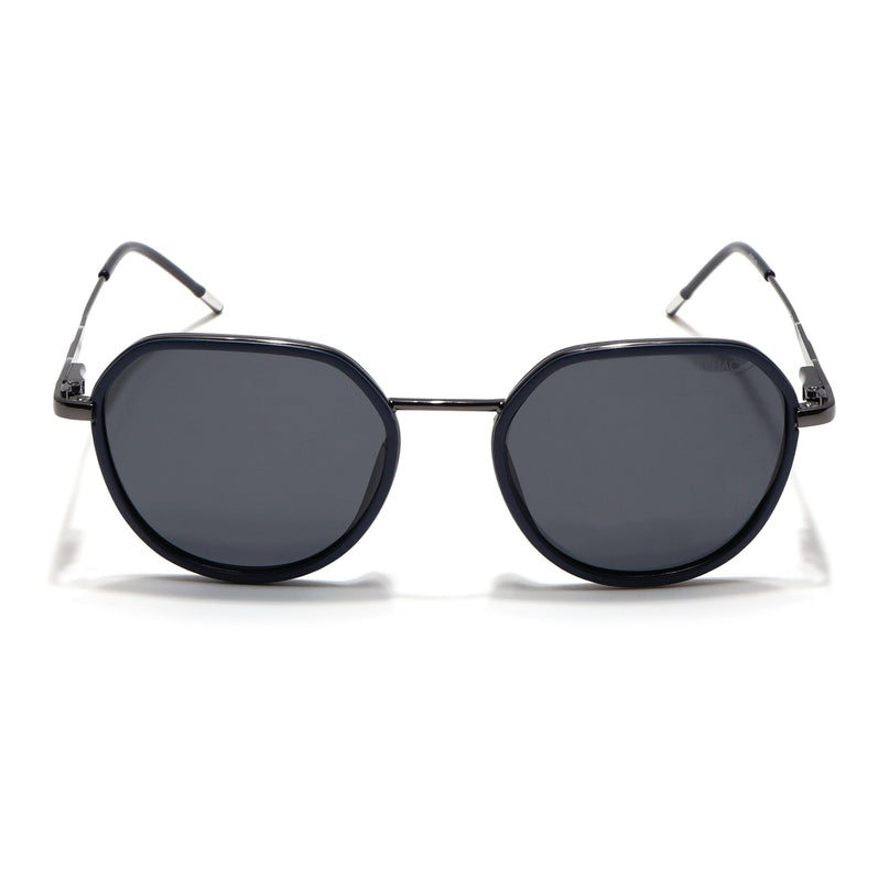 Eyejack Blue & Grey Round Polarized Sunglasses for Men & Women (2502PCL1471)