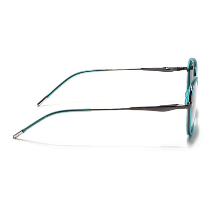 Eyejack Sea Green & Grey Round Polarized Sunglasses for Men & Women (2502PCL1474)