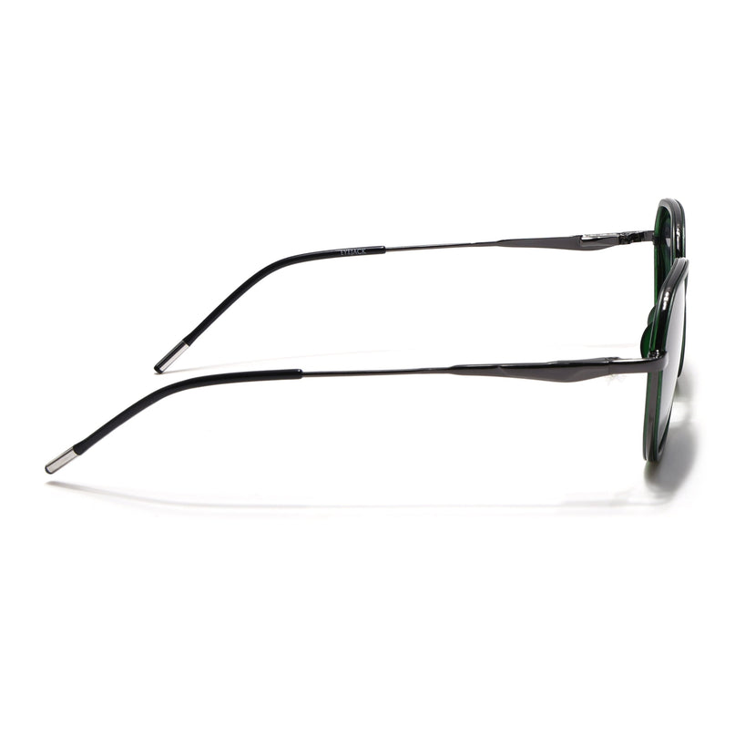 Eyejack Green & Grey Round Polarized Sunglasses for Men & Women (2502PCL1475)