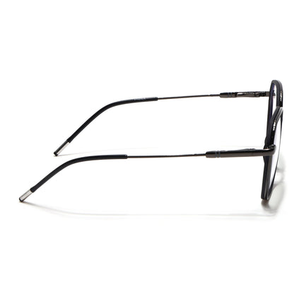 Eyejack Black & Grey Hexagonal Eyeglasses for Men & Women (2503FCL1557-C1)