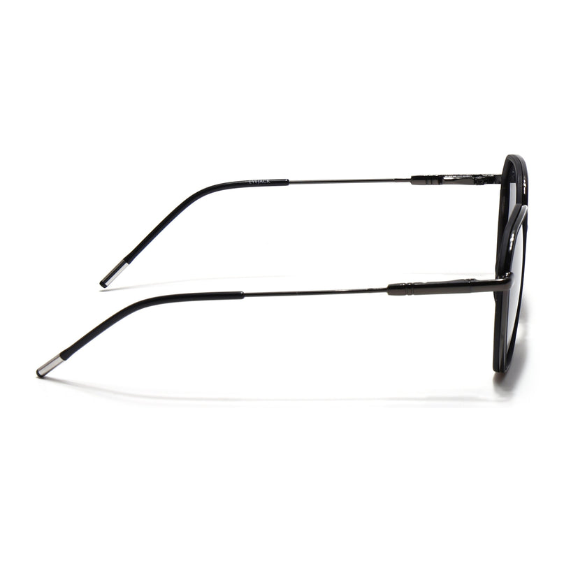 Eyejack Black & Grey Hexagonal Polarized Sunglasses for Men & Women (2503PCL1479)