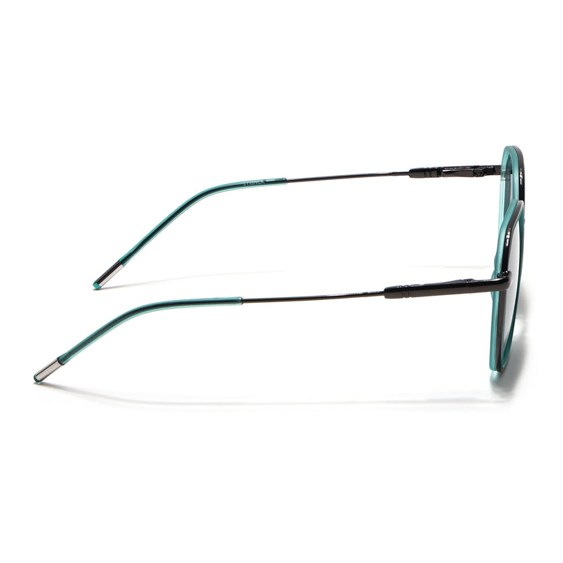 Eyejack Sea Green & Grey Hexagonal Polarized Sunglasses for Men & Women (2503PCL1483)