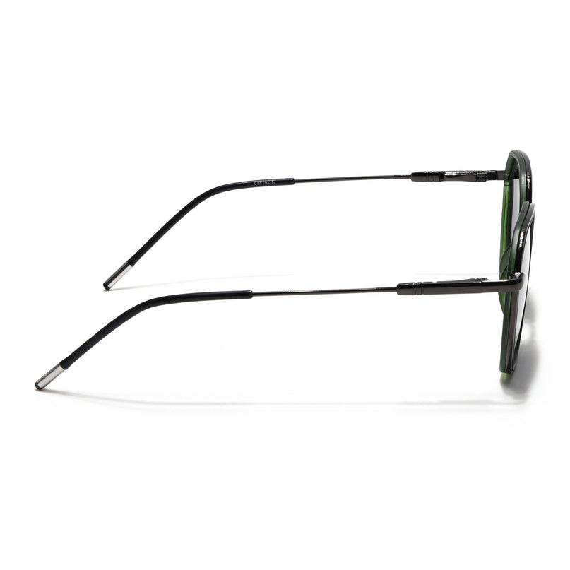 Eyejack Green & Grey Hexagonal Polarized Sunglasses for Men & Women (2503PCL1484)