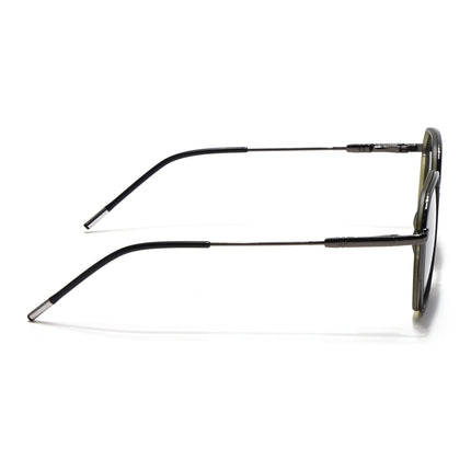 Eyejack Olive & Grey Hexagonal Polarized Sunglasses for Men & Women (2503PCL1486)