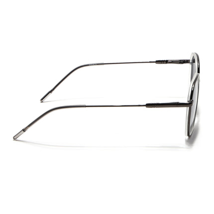 Eyejack Transparent & Grey Hexagonal Polarized Sunglasses for Men & Women (2503PCL1487)