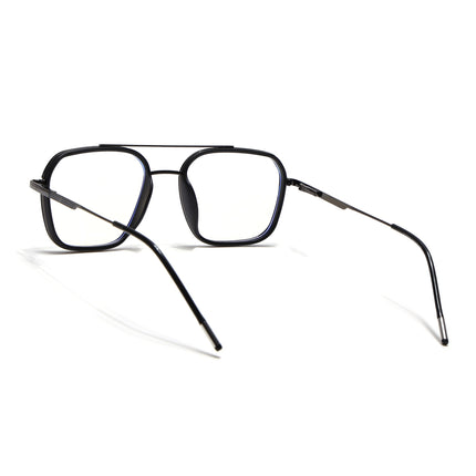 Eyejack Black & Grey Wayfarer Eyeglasses for Men & Women (2504FCL1567-C1)