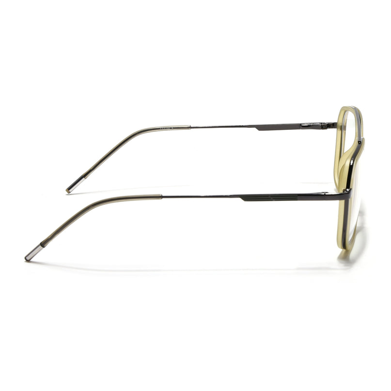 Eyejack Light Green & Grey Wayfarer Eyeglasses for Men & Women (2504FCL1573-C7)
