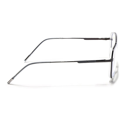 Eyejack Transparent & Grey Wayfarer Eyeglasses for Men & Women (2504FCL1575-C9)