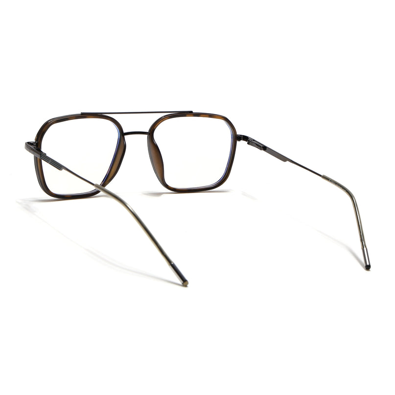 Eyejack Demi Brown & Grey Wayfarer Eyeglasses for Men & Women (2504FCL1576-C10)