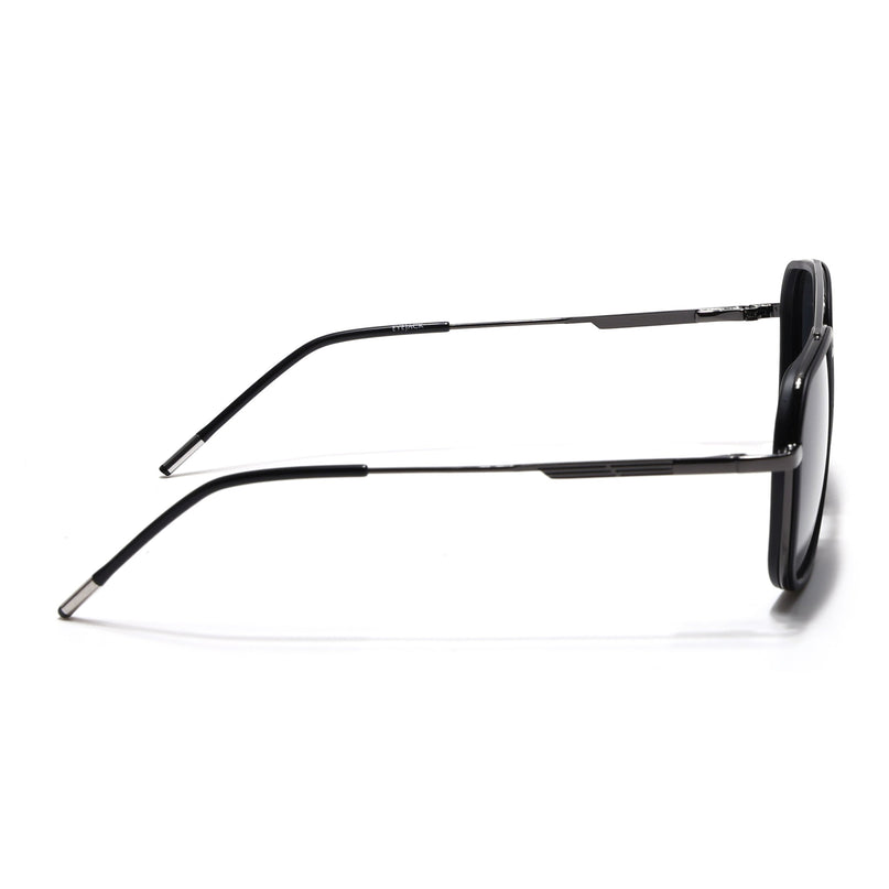 Eyejack Black & Grey Wayfarer Polarized Sunglasses for Men & Women (2504PCL1489)