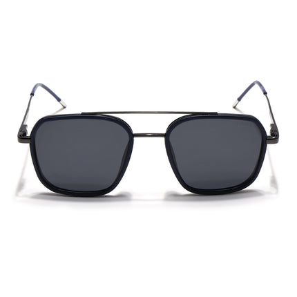 Eyejack Blue & Grey Wayfarer Polarized Sunglasses for Men & Women (2504PCL1490)