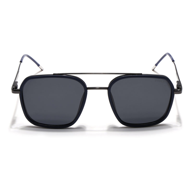 Eyejack Blue & Grey Wayfarer Polarized Sunglasses for Men & Women (2504PCL1490)
