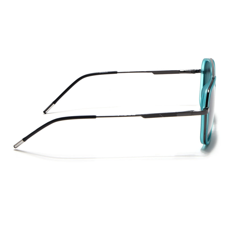 Eyejack Sea Green & Grey Wayfarer Polarized Sunglasses for Men & Women (2504PCL1493)
