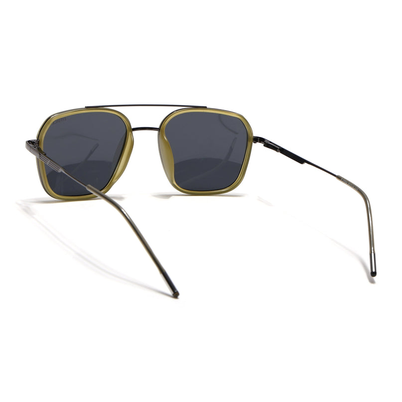Eyejack Light Green & Grey Wayfarer Polarized Sunglasses for Men & Women (2504PCL1495)