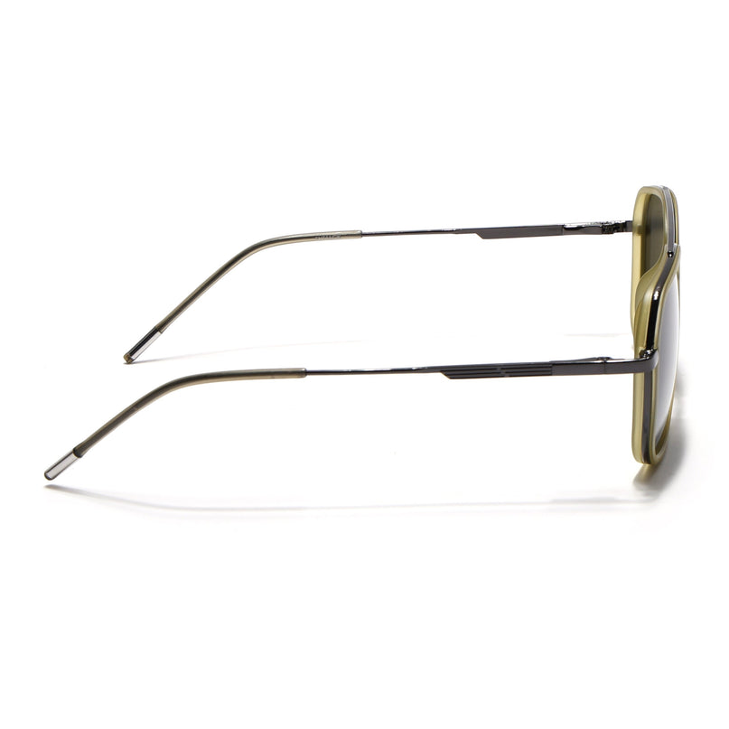 Eyejack Light Green & Grey Wayfarer Polarized Sunglasses for Men & Women (2504PCL1495)