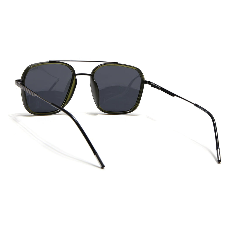 Eyejack Olive & Grey Wayfarer Polarized Sunglasses for Men & Women (2504PCL1496)